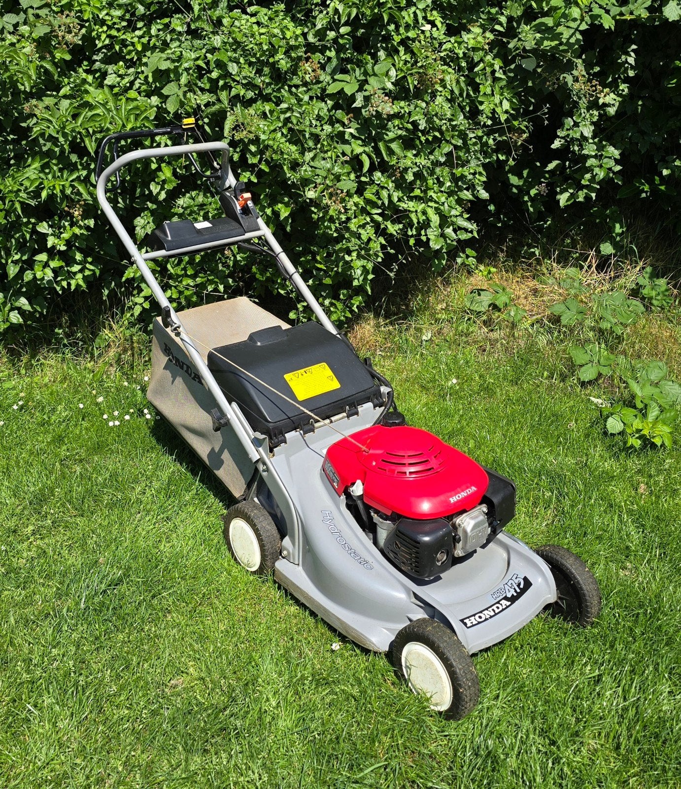 Honda hrb 475 ( elektrisch gestart ), Ophalen, Cirkelmaaier, Honda, Gebruikt