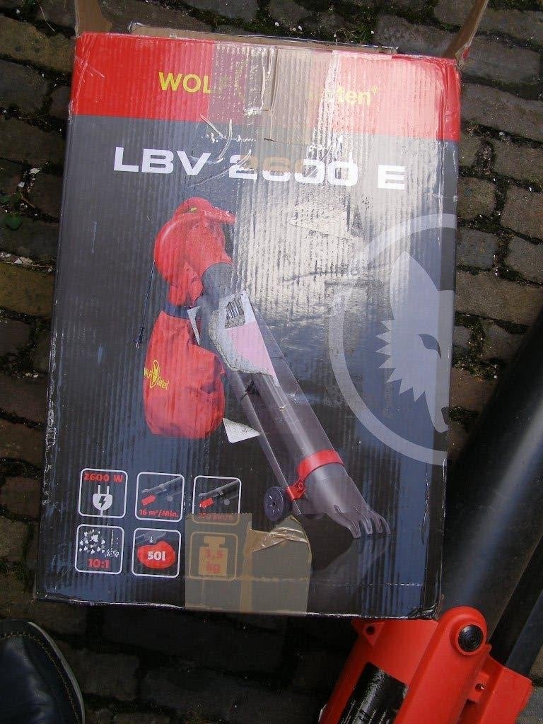 bladblazer WOLF LBV2600E demontabel in doos met zak elektr, Gebruikt, Handgedragen, Ophalen of Verzenden, Met opvangzak