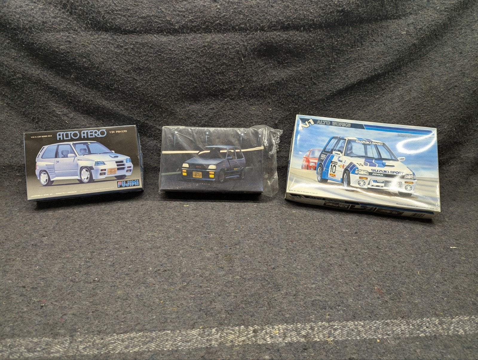 Unieke Suzuki Alto Model Bouwpakketten (3 stuks), Fujimi, Auto, 1:32 tot 1:50, Nieuw