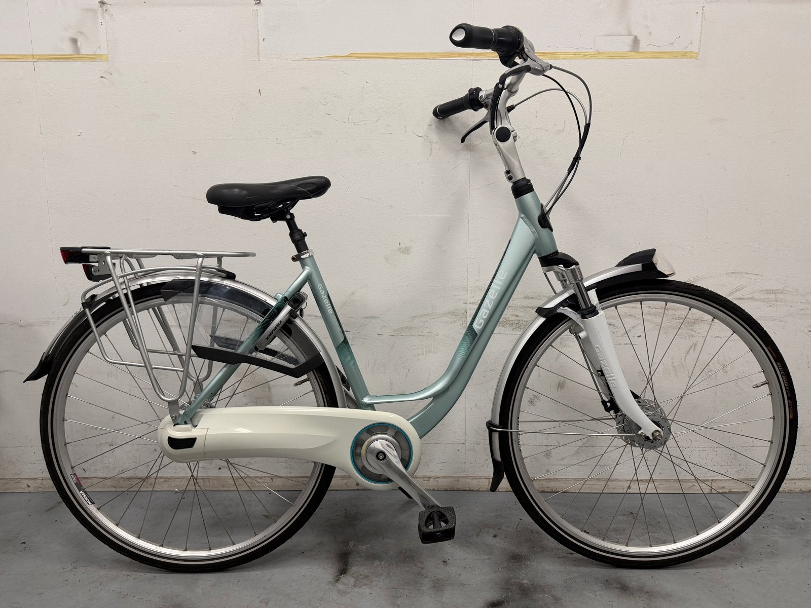 Nette Gazelle Orange C8 Damesfiets 28 inch Z.g.a.n., Fietsen en Brommers, 47 tot 50 cm, Versnellingen, Ophalen of Verzenden, Zo goed als nieuw