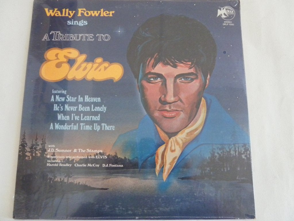 LP Wally Fowler - Wally Fowler Sings A Tribute To Elvis, LP, Geseald, Ophalen of Verzenden, 12 inch