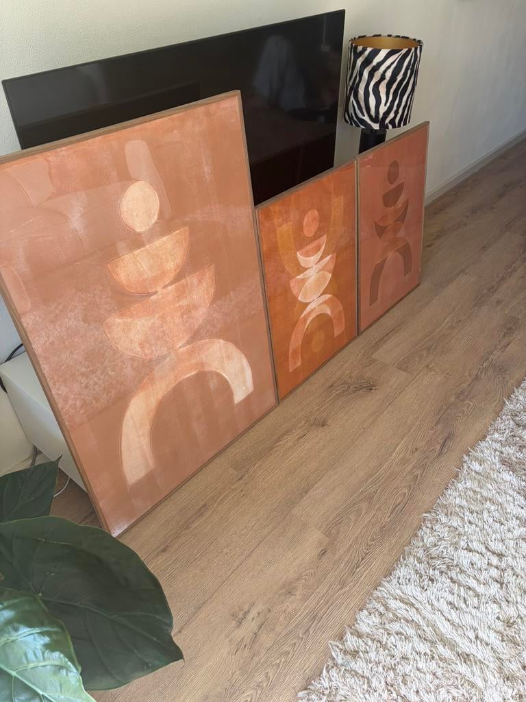 Enkelart print in lijst, Ophalen