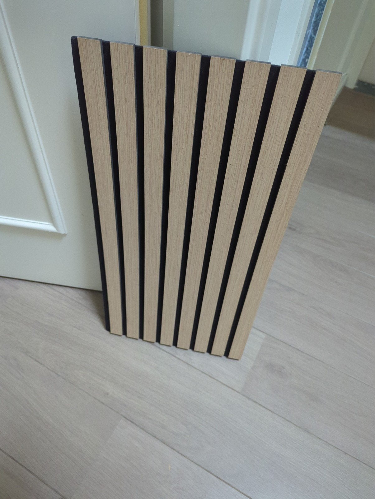 Houten wandpaneel met latten - Geluiddempend, Geluiddempend, Hout, Nieuw, Ophalen of Verzenden