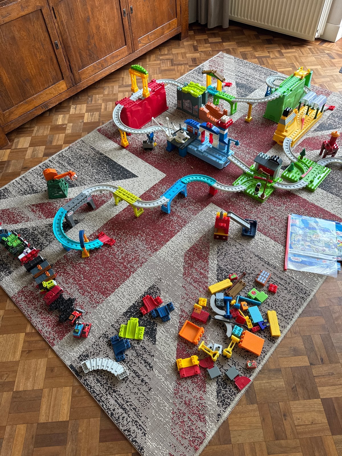 Mega Bloks Thomas & Friends Treinset met veel extra's, Ophalen of Verzenden, Gebruikt, Megabloks