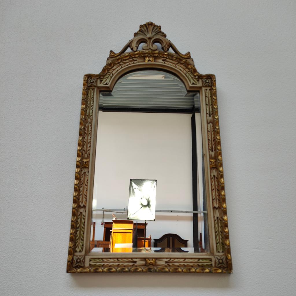 Vintage Brocante Rococo Barok spiegel schouwspiegel 206, Gebruikt, Info@flashbackfurniture.nl, Flashback Furniture, Ophalen of Verzenden