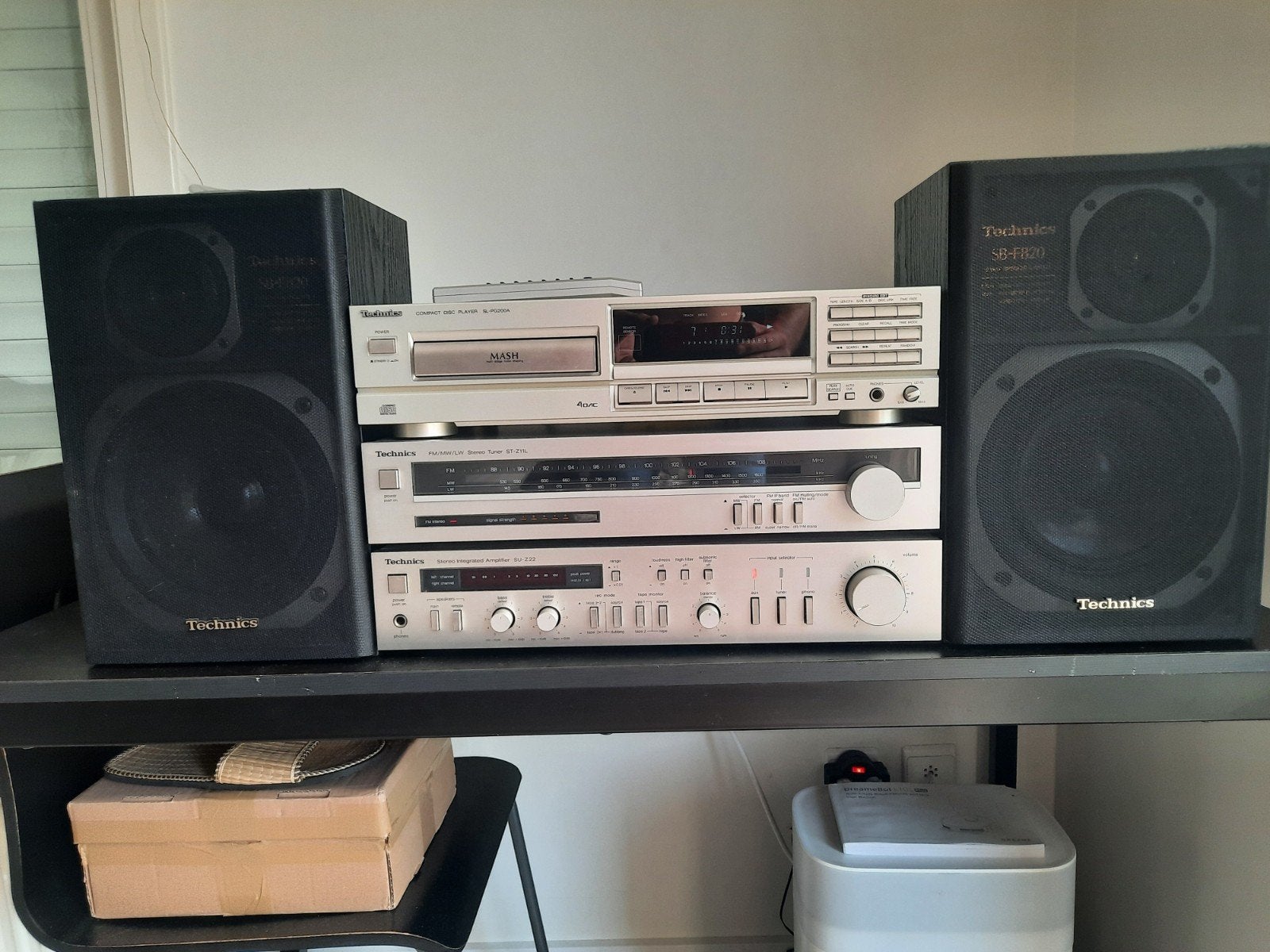 Technics SU-Z22 , ST-Z11L, SL-PG200A en SB-F820., Ophalen, Gebruikt, Tuner of Radio, Losse componenten