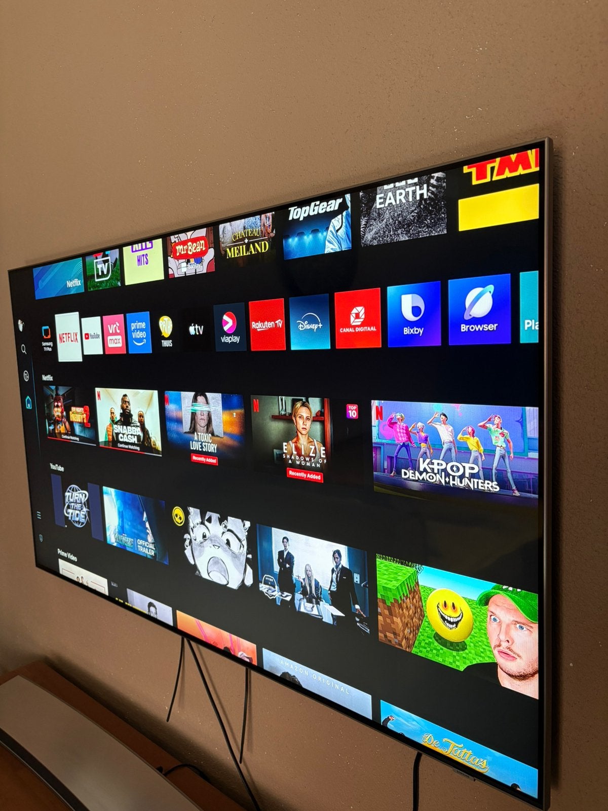 Samsung neo qled smart tv 4k 55’’ ophl 3670 belgie, Ophalen of Verzenden, Zo goed als nieuw, 100 cm of meer, Samsung