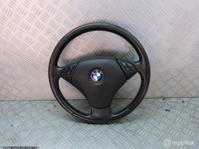 Stuur BMW 5-serie E60 LCI ('06-'10) leder, Gebruikt, Ophalen of Verzenden, BMW, BMW