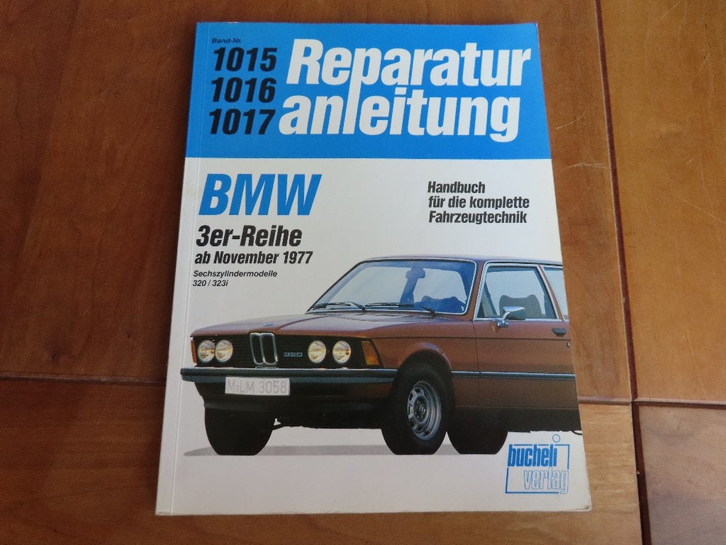 Reparaturanleitung vraagbaak BMW 320, BMW 323i E21 af 1977, Ophalen of Verzenden