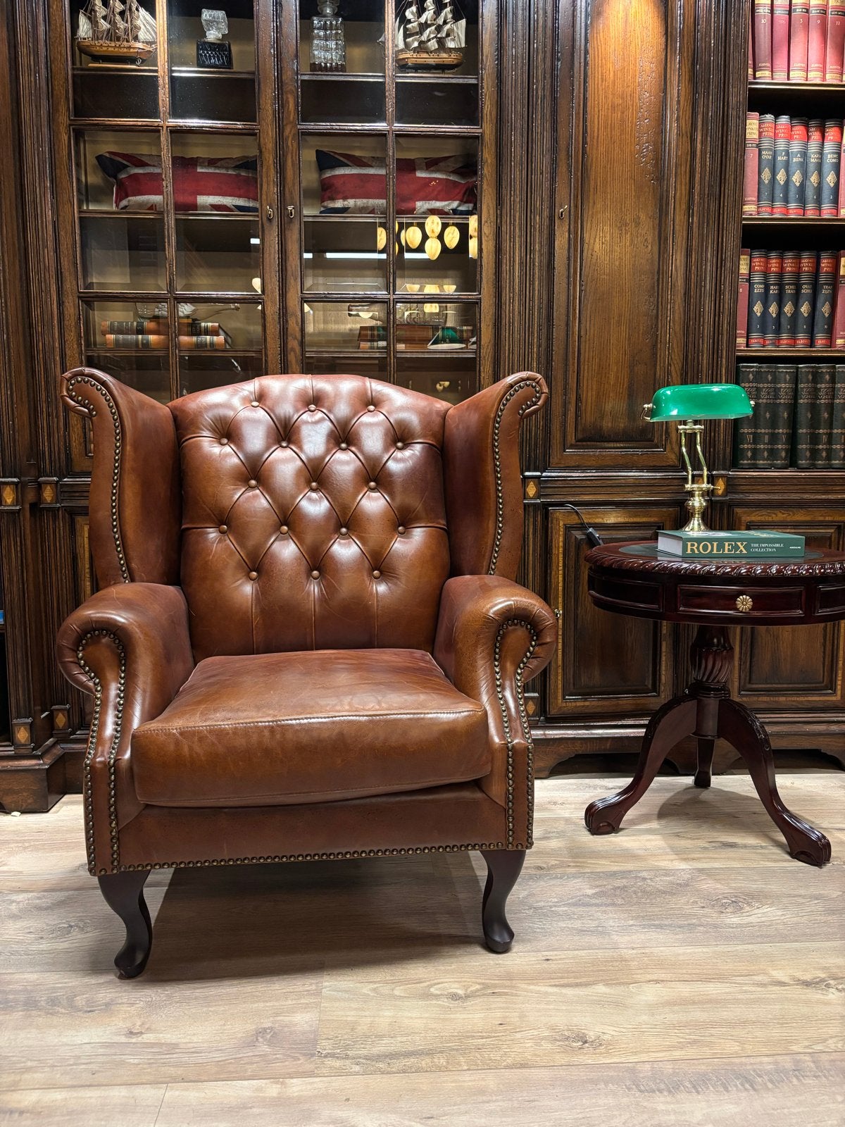 Chesterfield Kingsize oorfauteuils, Huis en Inrichting, Goesem engelsstraat, Info@chesterfieldjunkie.nl, Leer, Ophalen of Verzenden