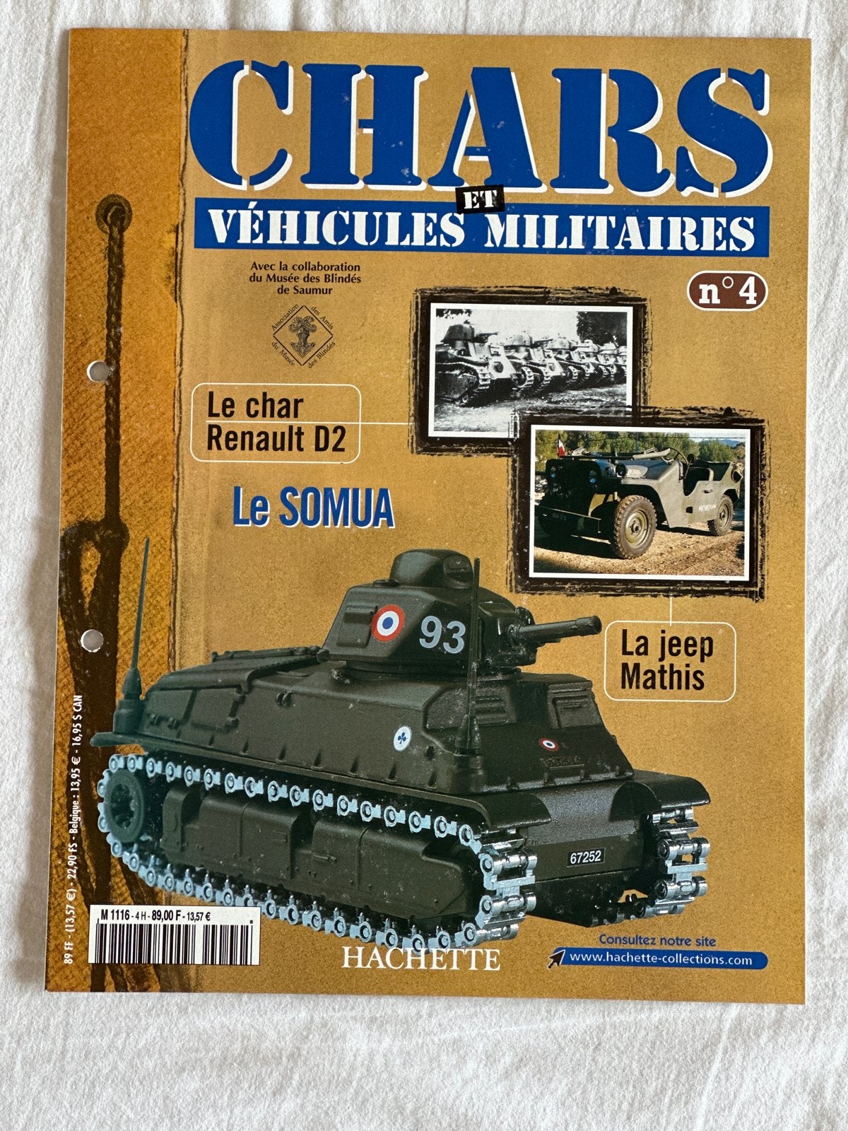 Solido Miniatuur Verzamelaars Boekje - Chars et Véhicules, Ophalen of Verzenden, Zo goed als nieuw