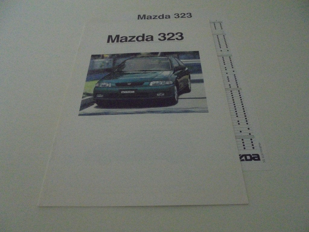 brochure Mazda 323 modellen 1997, Boeken, Ophalen of Verzenden, Nieuw, Mazda