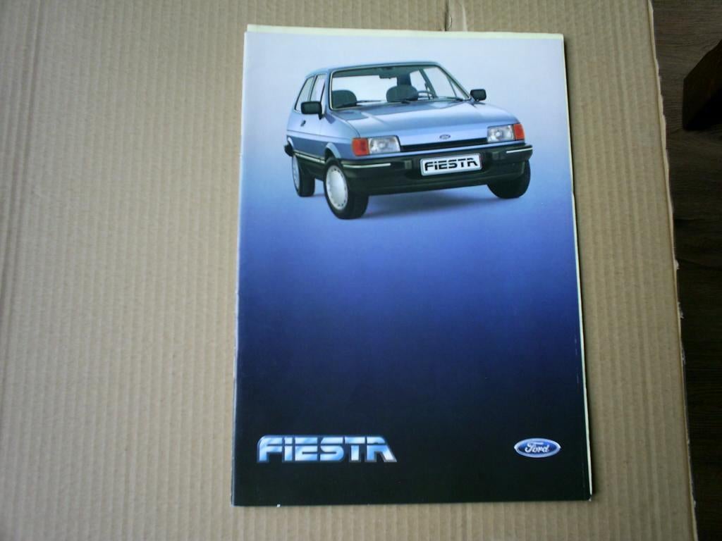 Ford Fiesta o.a. XR 2 / S + Prijslijst 8 / 1984 26 pag., Verzenden, Zo goed als nieuw, Ford