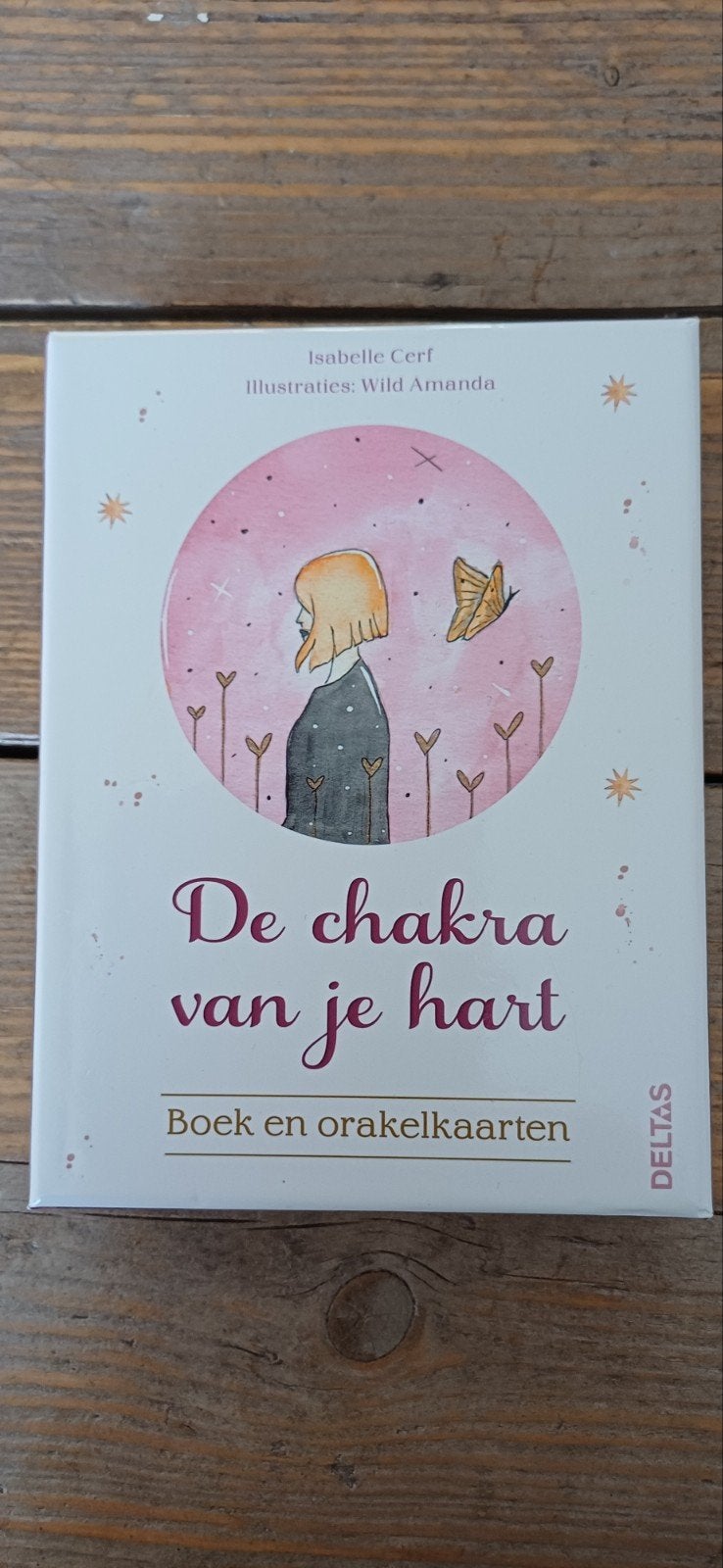 De chakra van je hart: Boek en orakelkaarten, Ophalen of Verzenden, Zo goed als nieuw, Tarot of Kaarten leggen, Overige typen