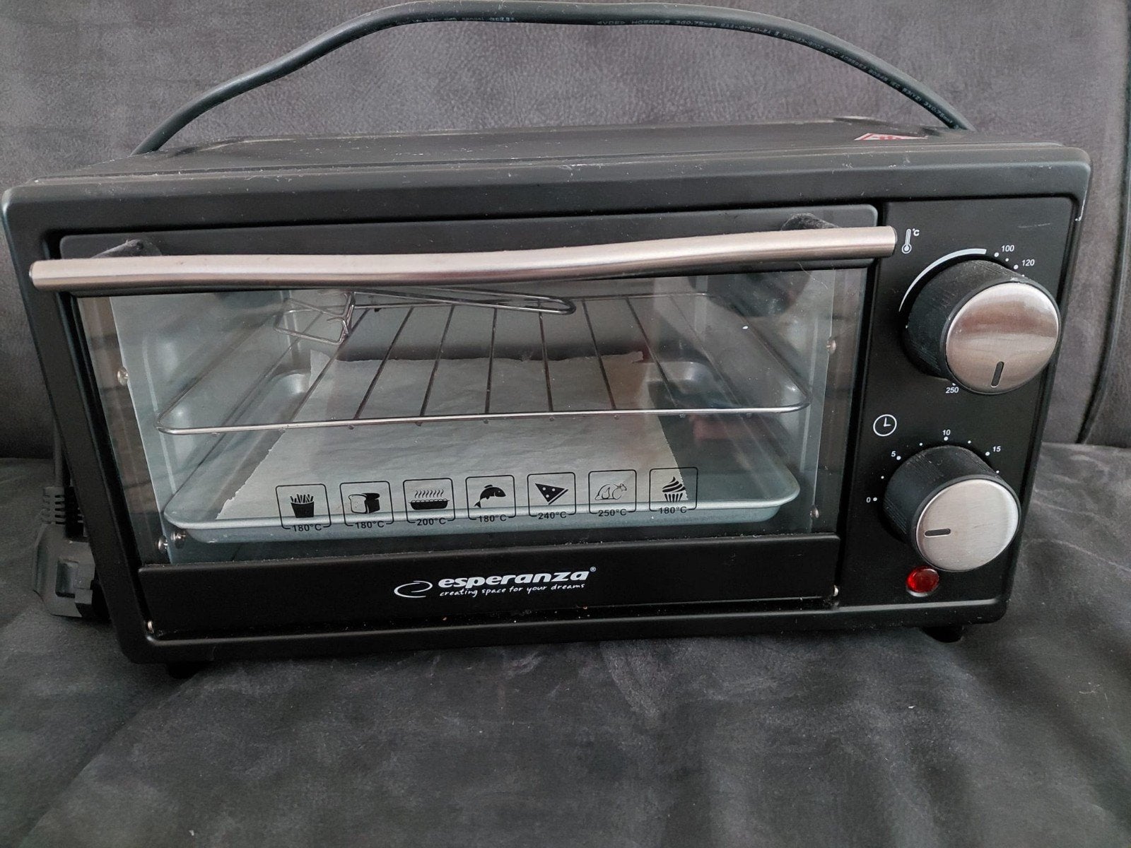 Kleine Mini-oven Esperanza - Compact en Functioneel, Ophalen, Minder dan 45 cm, Minder dan 45 cm, Vrijstaand