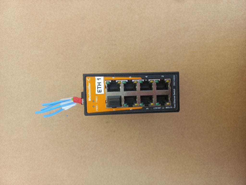 Weidmüller IE-SW-EL08-8TX Industrial Ethernet Switch 8-Port, Ophalen of Verzenden, Zo goed als nieuw