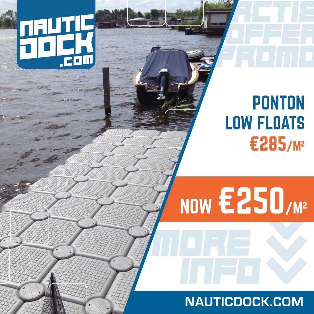 Drijvers prijs per m2 | NauticDock | Steiger Vlot Ponton