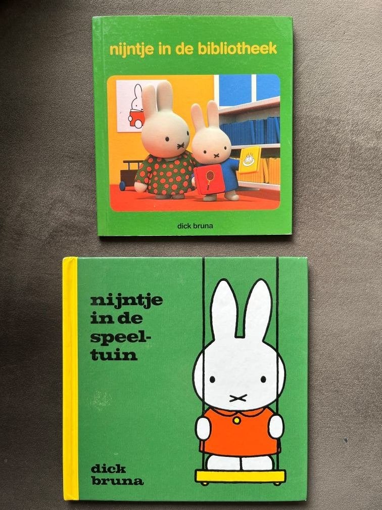 Nijntje in de speeltuin / in de bibliotheek, Ophalen of Verzenden, Zo goed als nieuw, Fictie algemeen