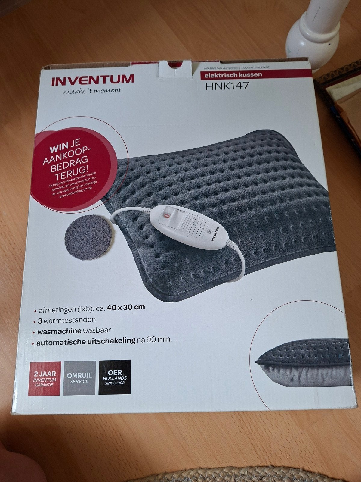 Z.g.a.n warmtekussen inventum HNK147, Ophalen of Verzenden, Massagestoel of Kussen