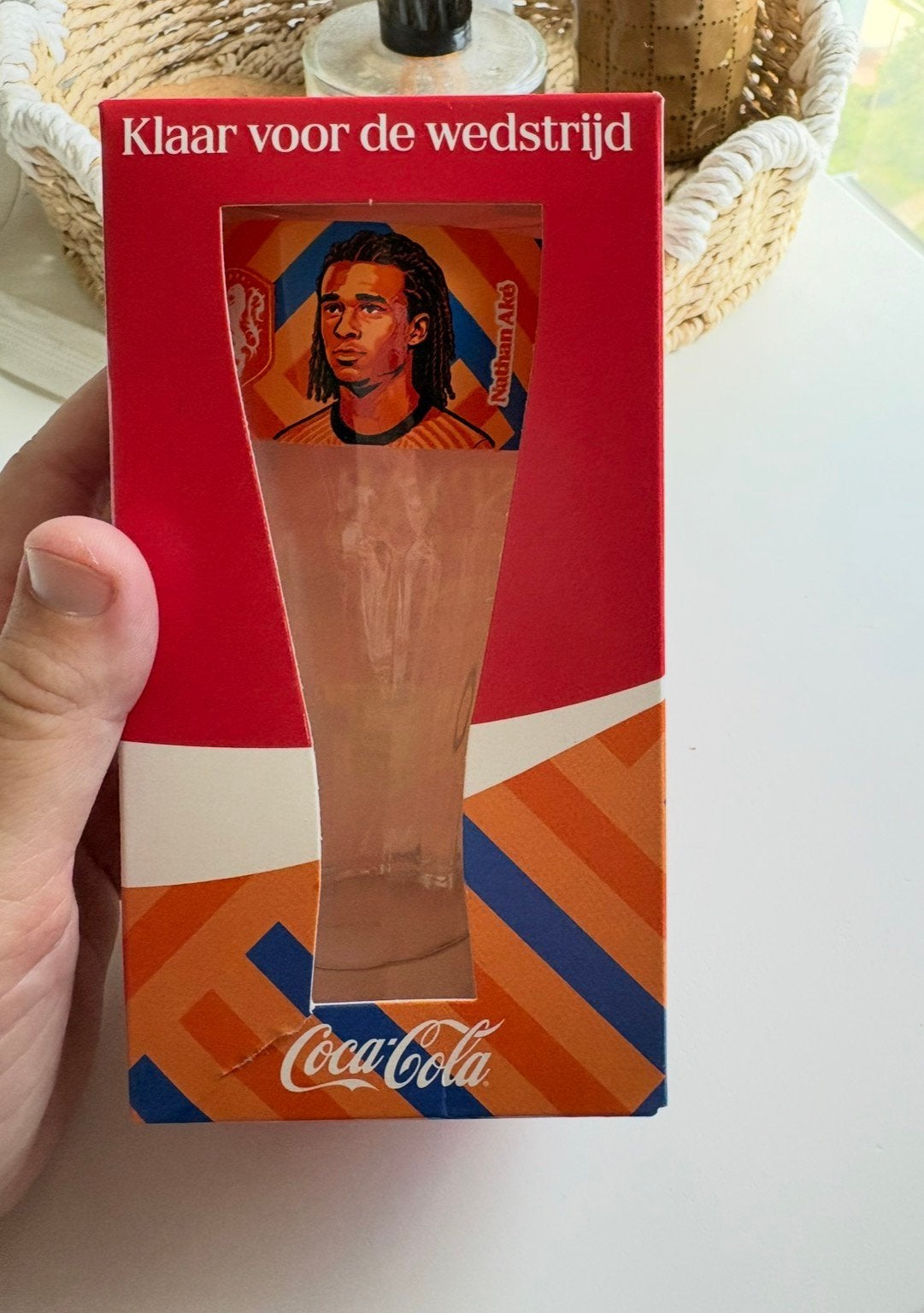 Coca cola glas nathan aké, Verzamelen, Ophalen, Zo goed als nieuw