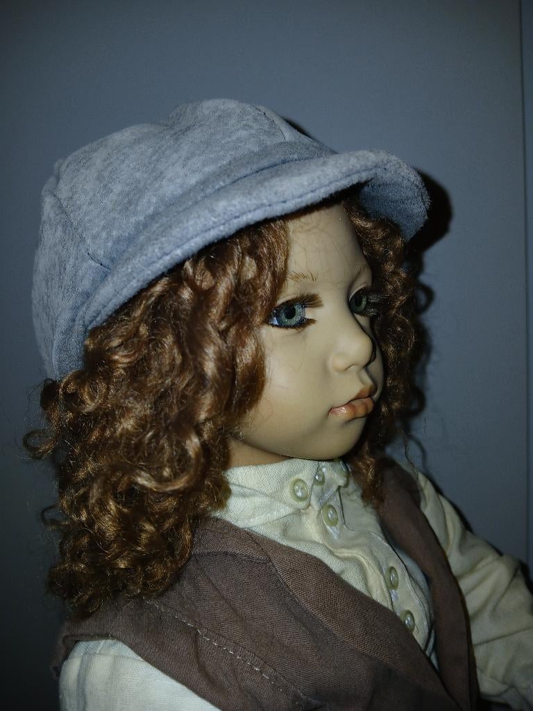 Prachtig Annette Himstedt jongetje, Verzamelen, Verzenden, Zo goed als nieuw, Pop