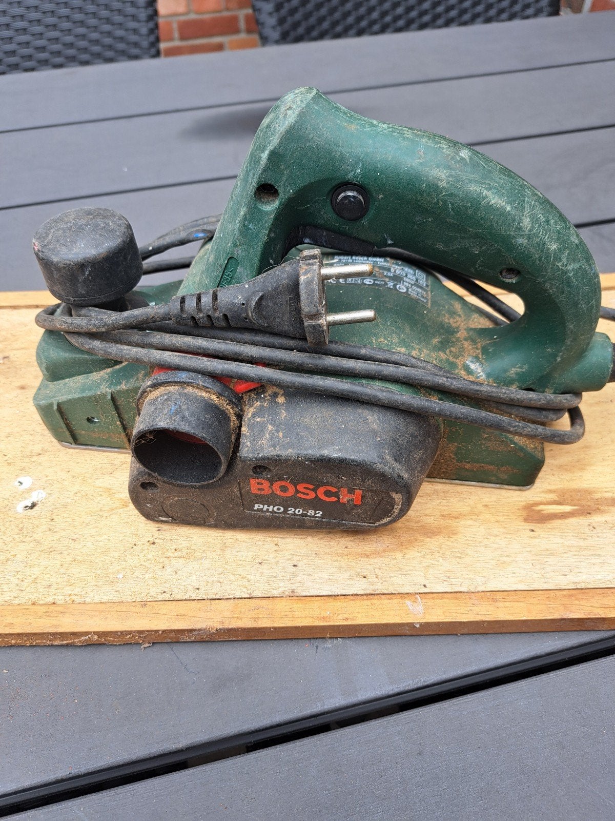 Bosch PHO 20-82 elektrische schaafmachine, Ophalen, Gebruikt, Elektrisch