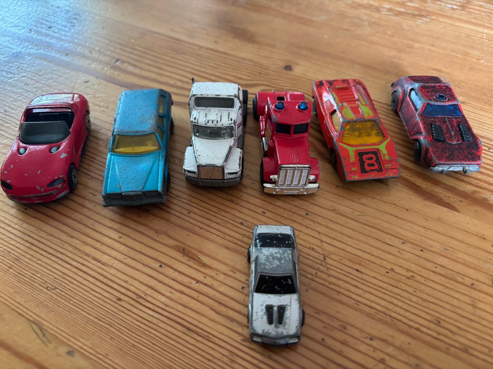 7 matchbox wagens, Ophalen of Verzenden, Gebruikt