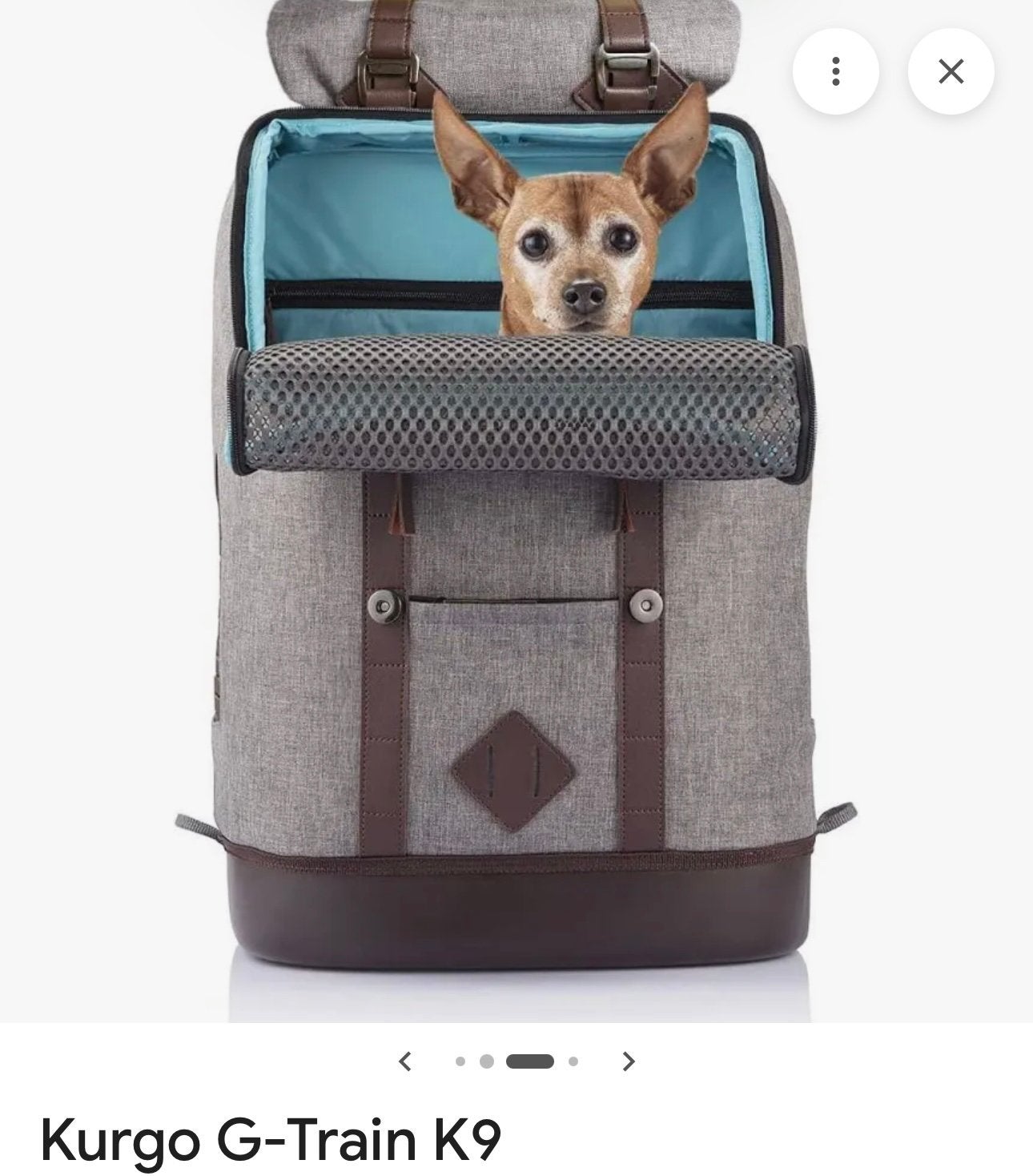Kurgo G- train K9 Dieren honden katten transport rugtas, Dieren en Toebehoren, Ophalen, Zo goed als nieuw