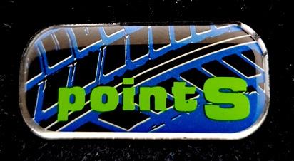 Volkswagen point S pin blauw-groen, Verzenden, Nieuw, Transport, Speldje of Pin
