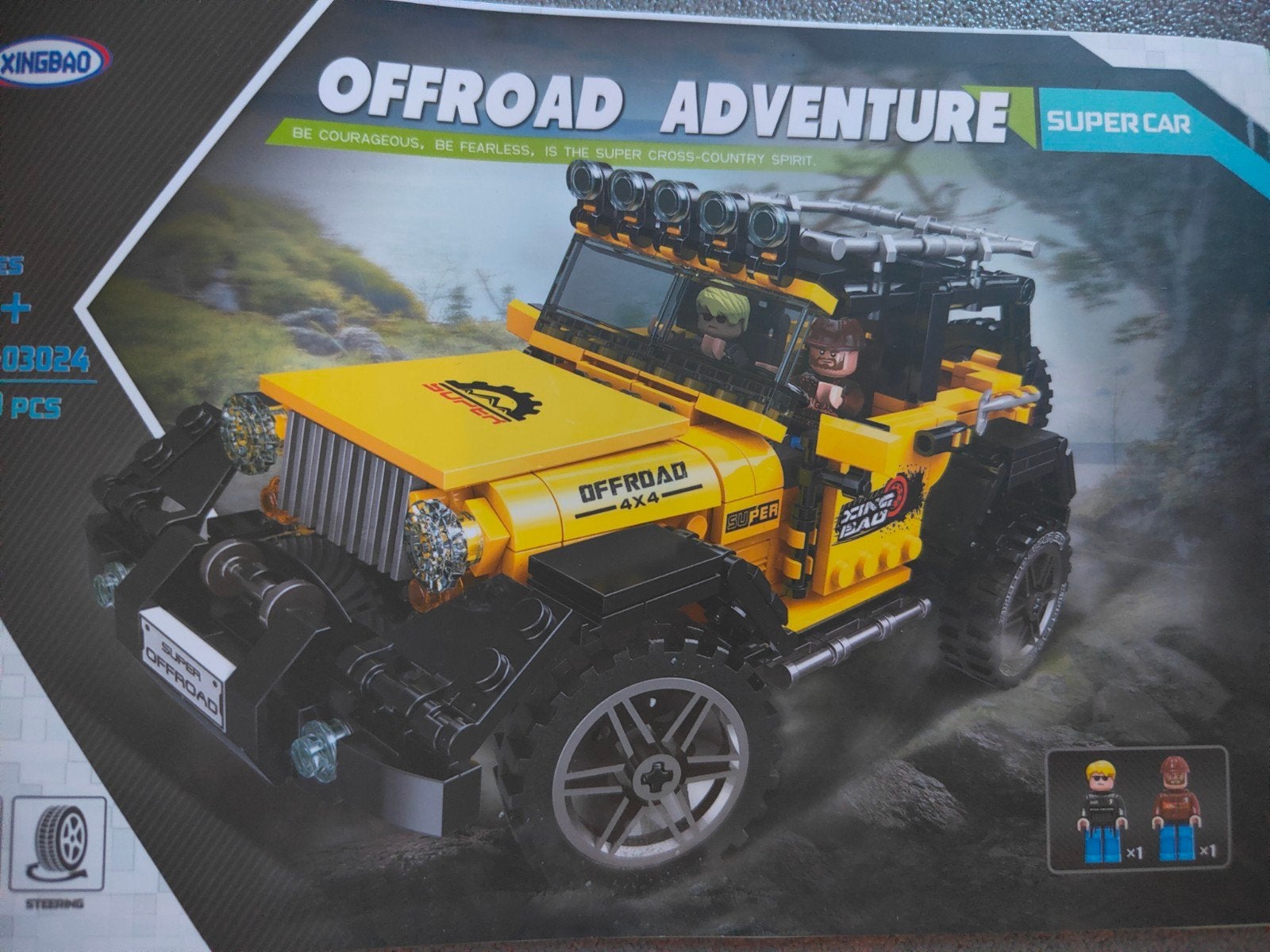 Xingbao Offroad Adventure Super Car Bouwset (610 stuks), Ophalen of Verzenden, Zo goed als nieuw, Overige merken