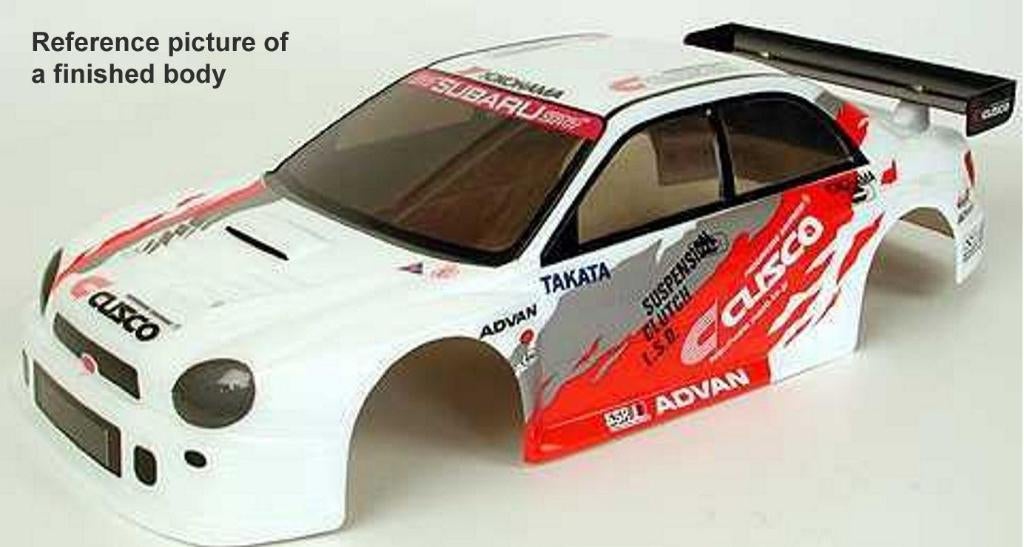 Tamiya Subaru Impreza, Ophalen, Nieuw, Schaal 1:10, Auto onroad