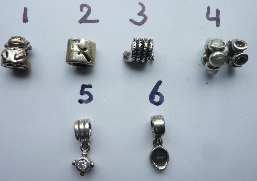 Mooi zilveren bedels voor Pandora armband, Ophalen of Verzenden, Zo goed als nieuw, Zilver, Zilver