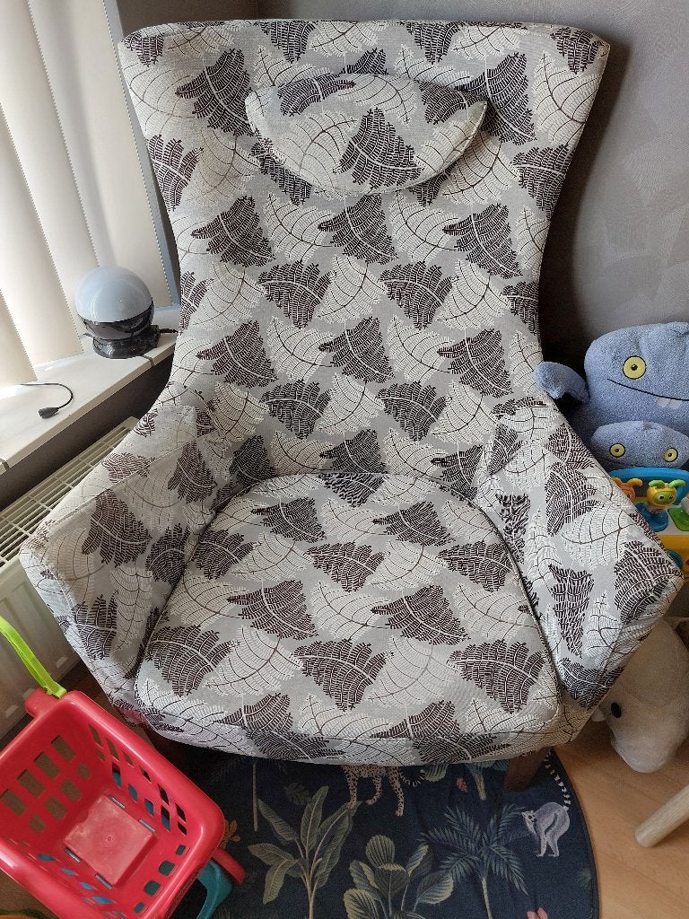 Ikea fauteuil, Ophalen, Hout, Gebruikt, 75 tot 100 cm