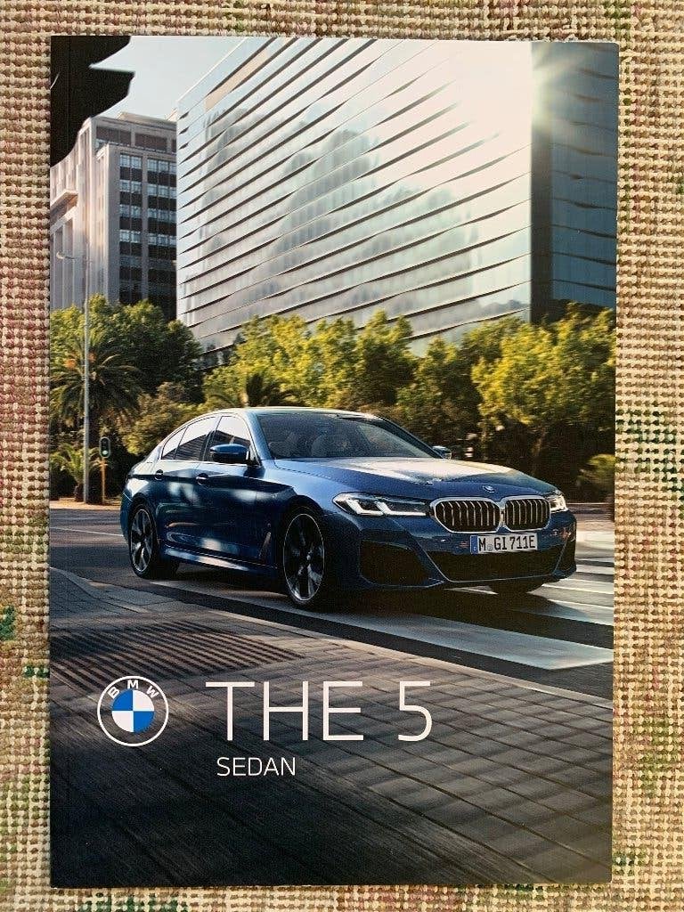 Nederlandse brochure BMW 5-serie sedan G30 2020 nieuw!, Nieuw, Ophalen of Verzenden, BMW, BMW