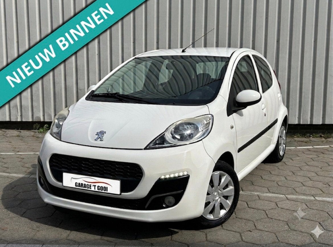 Peugeot 107 1.0 5DR AUTOMAAT! | 2013 | Lage KM | Airco, Auto's, Stof, Zwart, 4 stoelen, Origineel Nederlands