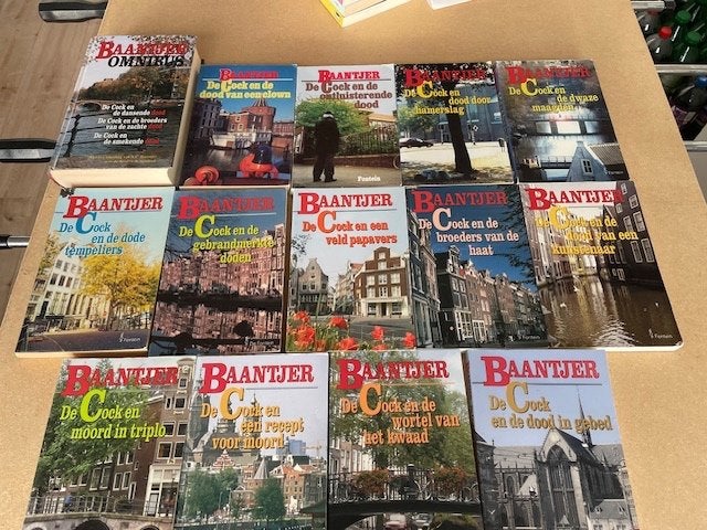 Te koop: 16 delen baantjer boeken zgan!!, Boeken, Ophalen of Verzenden, Zo goed als nieuw, A. C. Baantjer