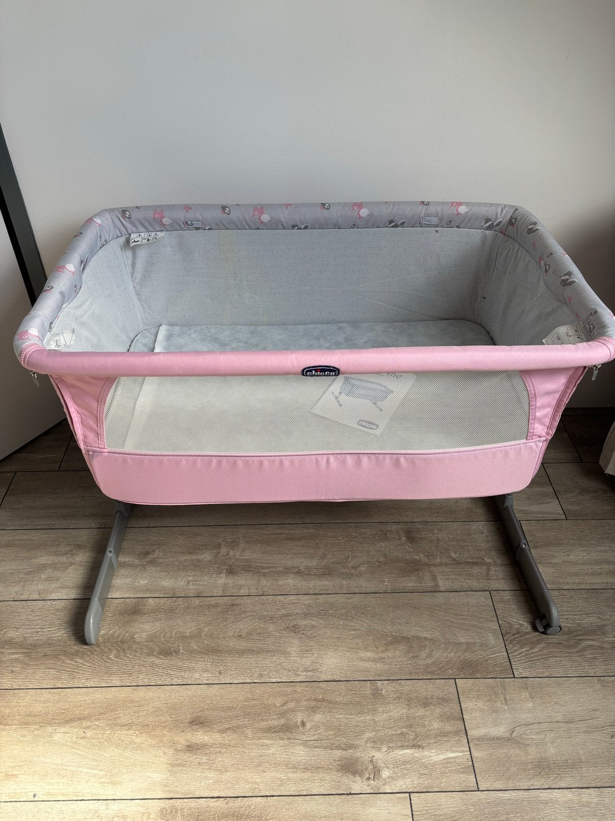 Chicco co-sleeper roze, Ophalen, Gebruikt, Wieg