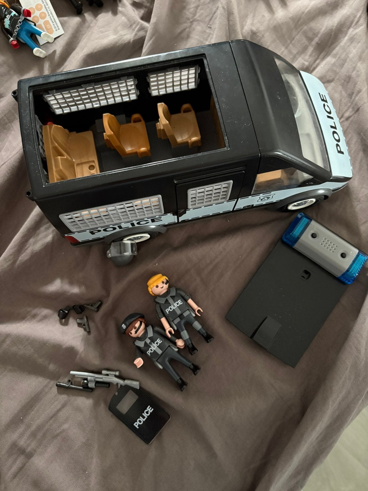 Playmobil City Action Politiebus met figuren, Ophalen, Zo goed als nieuw