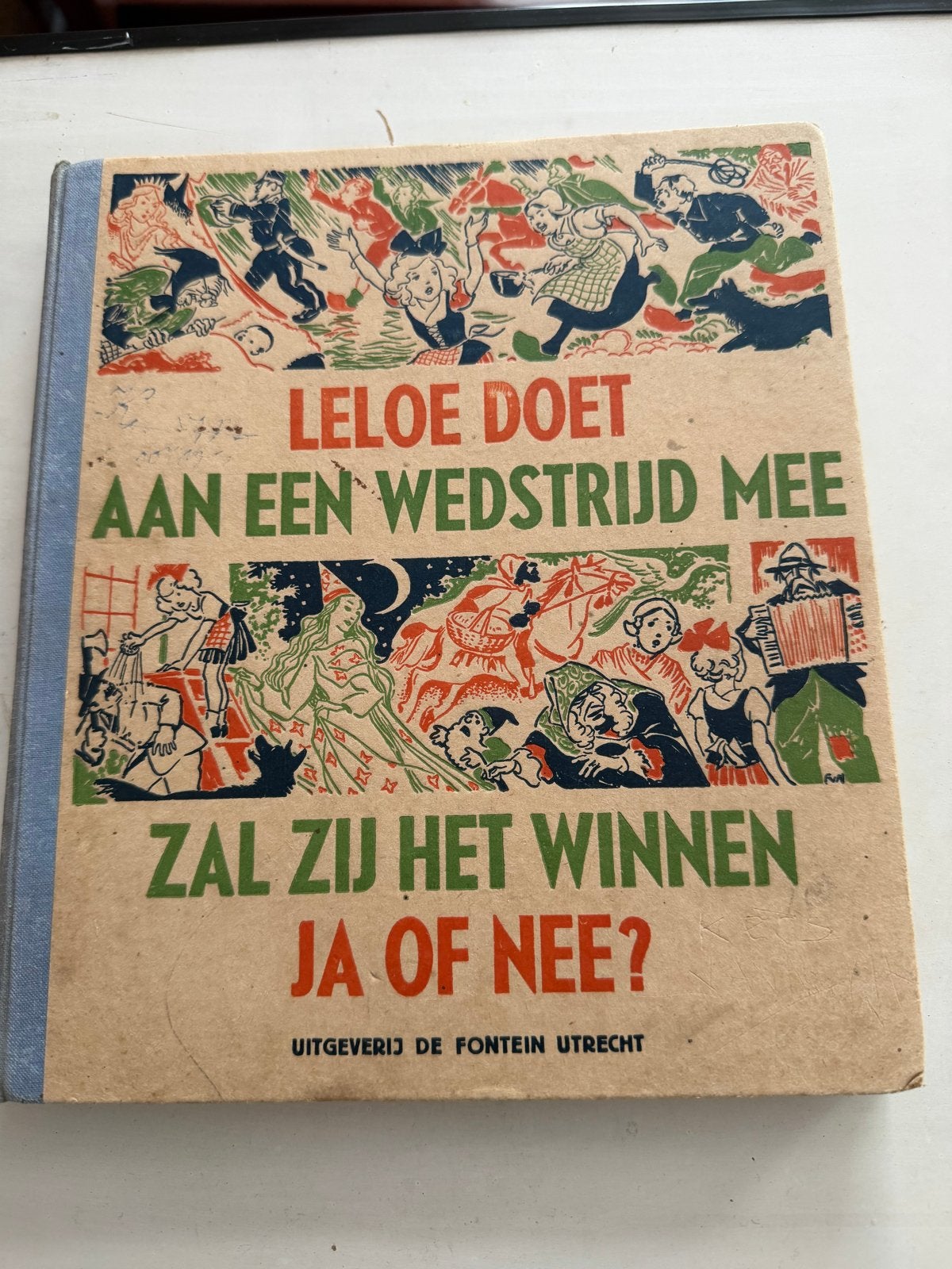 Leloe doet aan een wedstrijd mee - H. Wolfenbuttel-van Rooij, Ophalen of Verzenden, Gelezen, Fictie algemeen