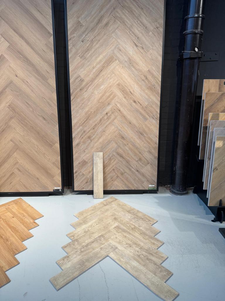Direct ophalen | PVC Vloer klik visgraat pallets |Utrecht, Doe-het-zelf en Verbouw, 50 tot 150 cm, 4131 NH, Nieuw, Info@ivloer.nl