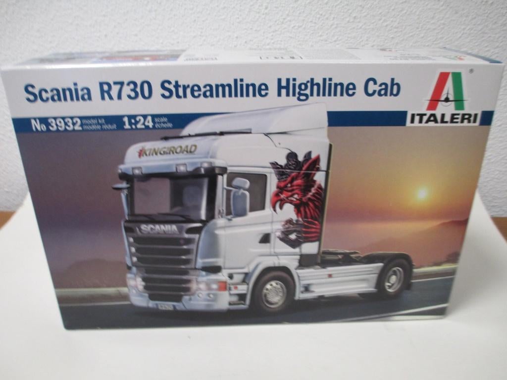 Scania r730 Streamline Highline Cab 1/24 Italeri, Hobby en Vrije tijd, Italeri, Groter dan 1:32, Nieuw, Ophalen of Verzenden