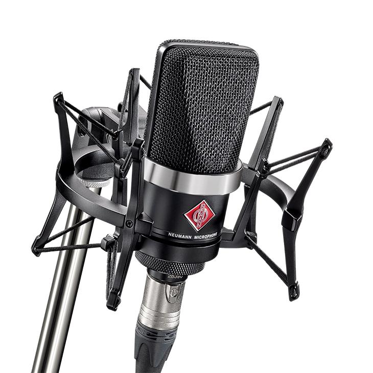 Neumann TLM 102 Studio Set (Black Edition) + EA4 shockmount, Muziek en Instrumenten, Microfoons, Ophalen of Verzenden, Zo goed als nieuw