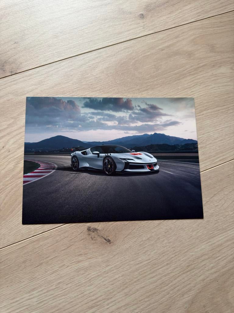 Ferrari SF90 XX Fotokaart, Ophalen of Verzenden, Nieuw, Auto's