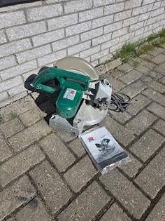 Afkortzaag TOPCRAFT TMSL-1300 – 1300 W, Topcraft/FERM, Gebruikt, Ophalen of Verzenden, Afkortzaag