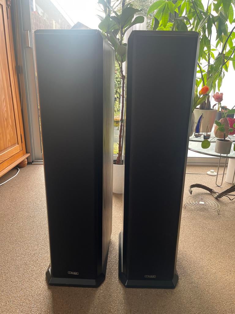 Mission 753 Speakers, Gebruikt, 60 tot 120 watt, Front, Rear of Stereo speakers, Ophalen