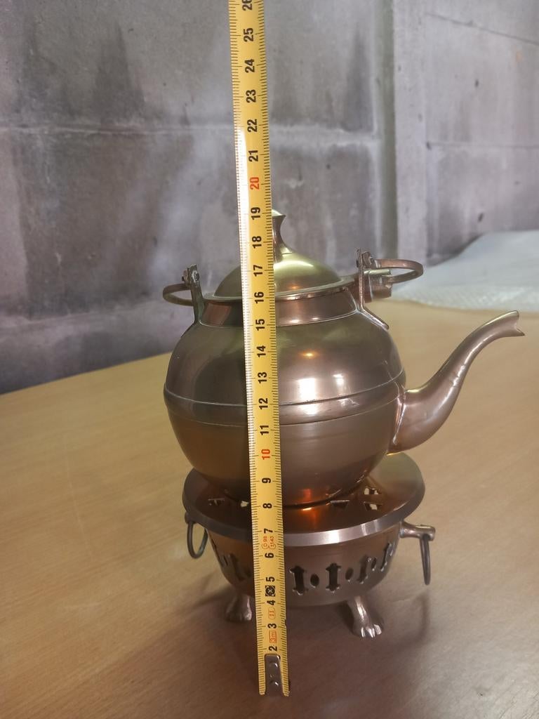 Klein koper keteltje, Ophalen