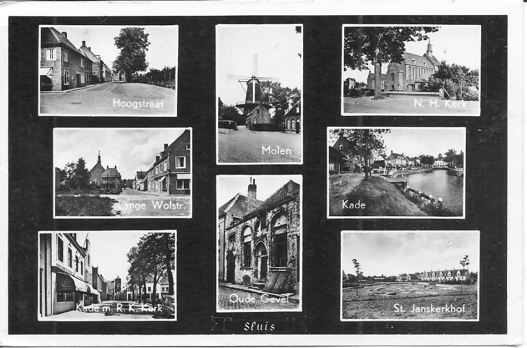 Sluis Meerluik, Ophalen of Verzenden, 1960 tot 1980, Gelopen, Zeeland