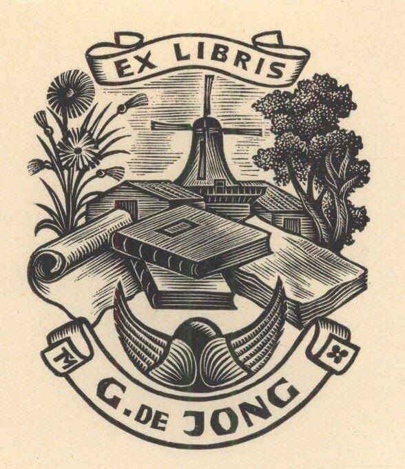 1264 Ex Libris Nederland : Thijs Mauve, 1945, Verzenden