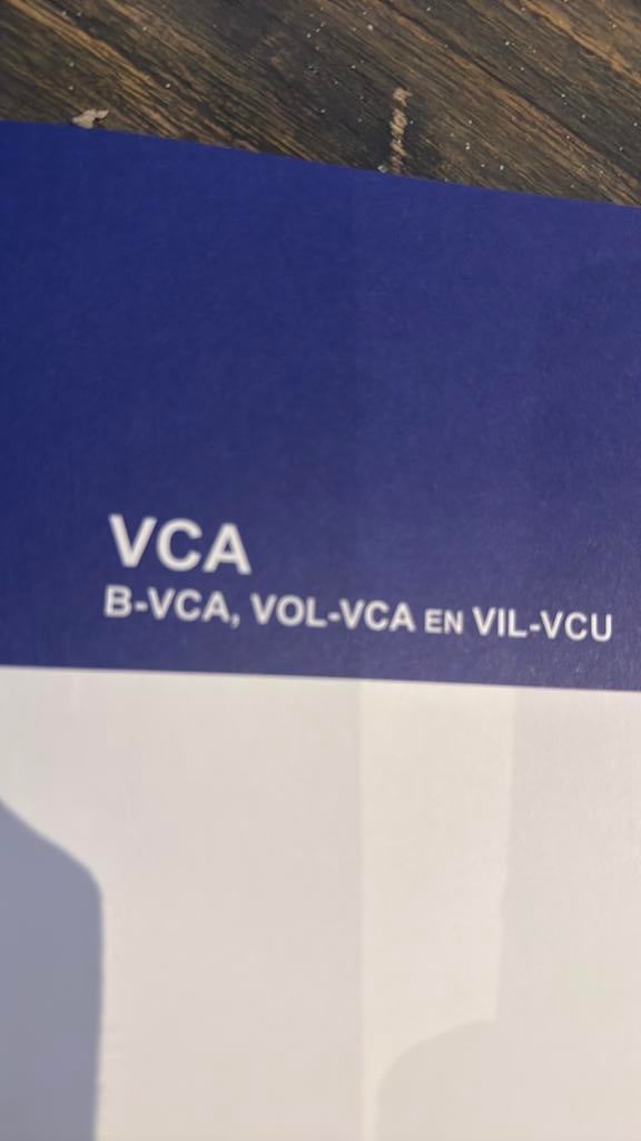 VCA BASIS EN VOL LESBOEK, Boeken, Studieboeken en Cursussen, Ophalen of Verzenden, Beta, Nieuw, MBO