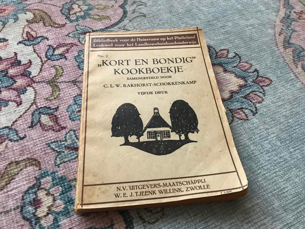 Kort en bondig kookboekje, Ophalen of Verzenden, Zo goed als nieuw